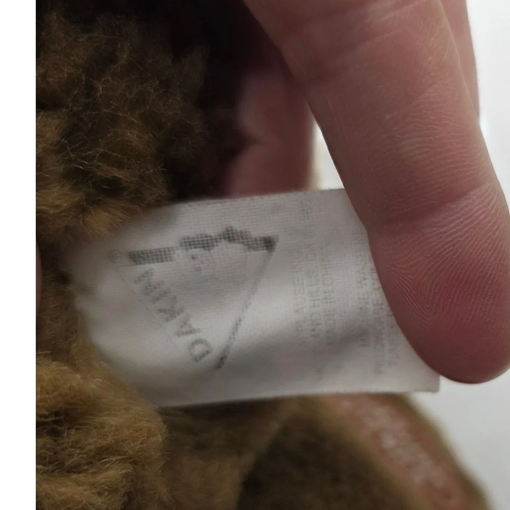 Dakin Low Rankein Friends Plush Bear Brown Textured Fur 7x10